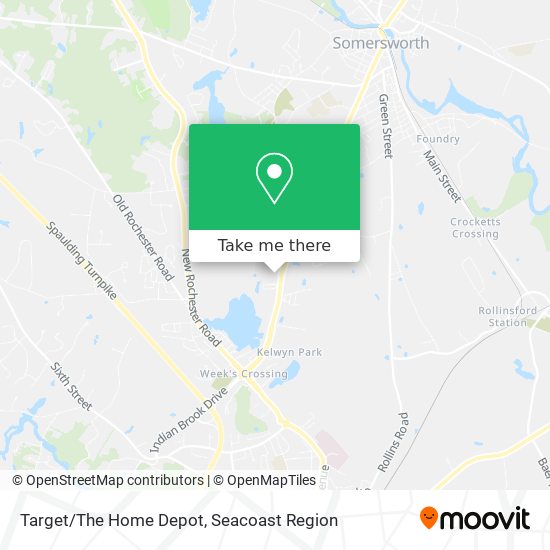 Target/The Home Depot map
