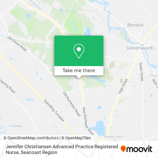 Jennifer Christiansen Advanced Practice Registered Nurse map