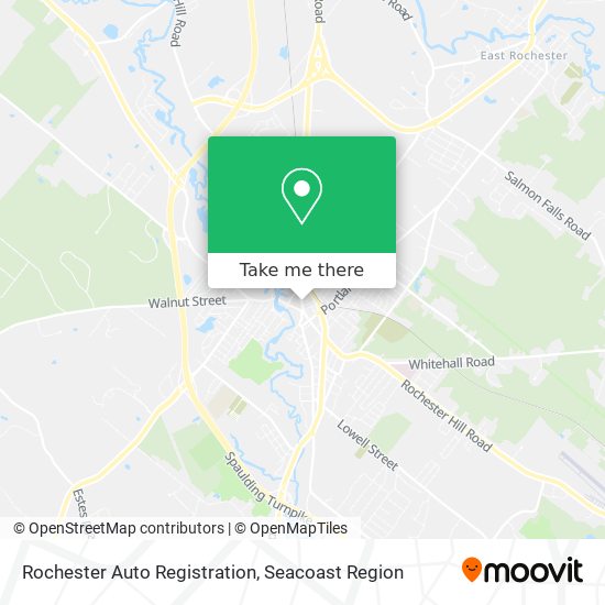 Mapa de Rochester Auto Registration