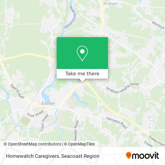 Homewatch Caregivers map