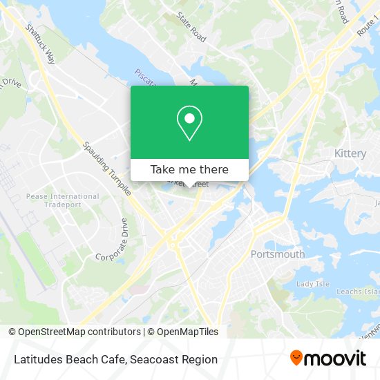 Latitudes Beach Cafe map