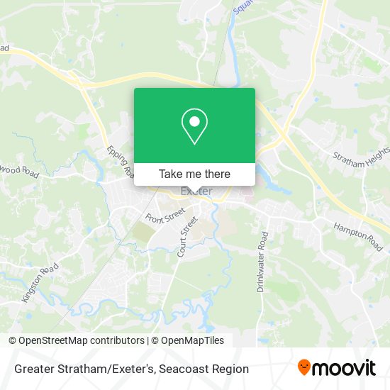 Mapa de Greater Stratham/Exeter's