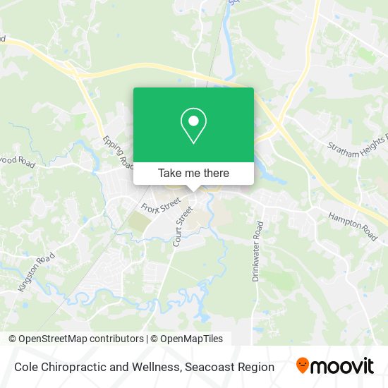 Cole Chiropractic and Wellness map