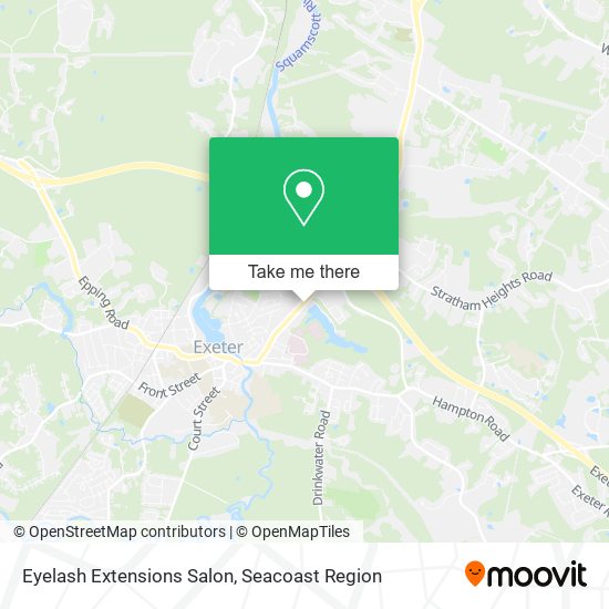 Mapa de Eyelash Extensions Salon