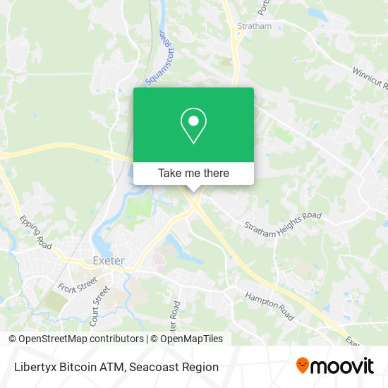 Mapa de Libertyx Bitcoin ATM