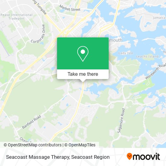 Seacoast Massage Therapy map