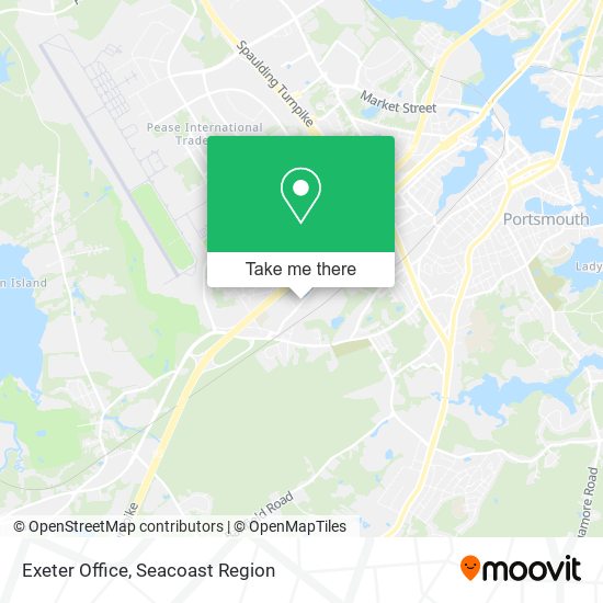 Exeter Office map