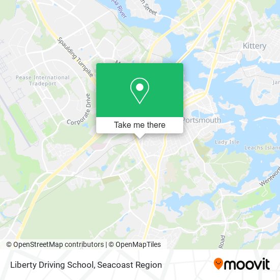 Liberty Driving School map
