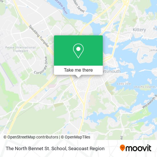 The North Bennet St. School map