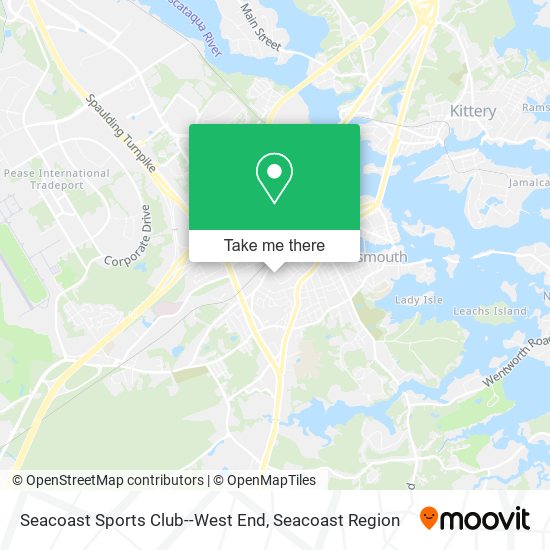 Seacoast Sports Club--West End map
