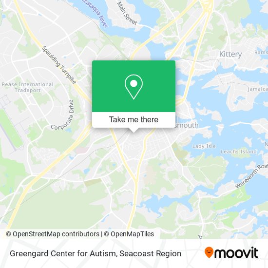 Greengard Center for Autism map