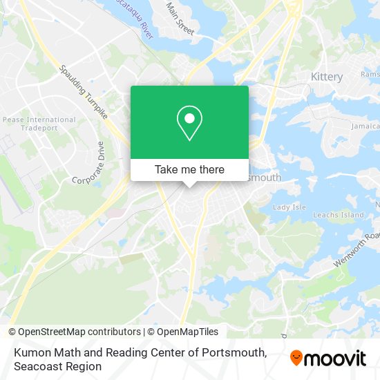 Kumon Math and Reading Center of Portsmouth map