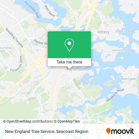 New England Tree Service map