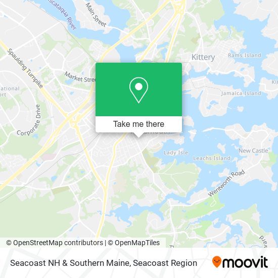 Mapa de Seacoast NH & Southern Maine