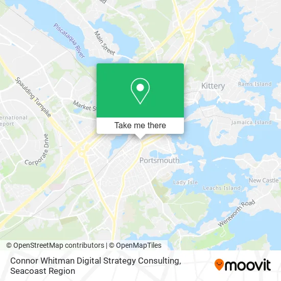 Mapa de Connor Whitman Digital Strategy Consulting