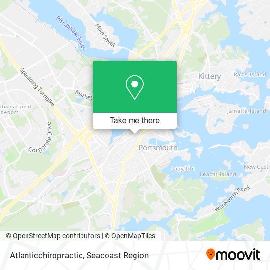 Atlanticchiropractic map