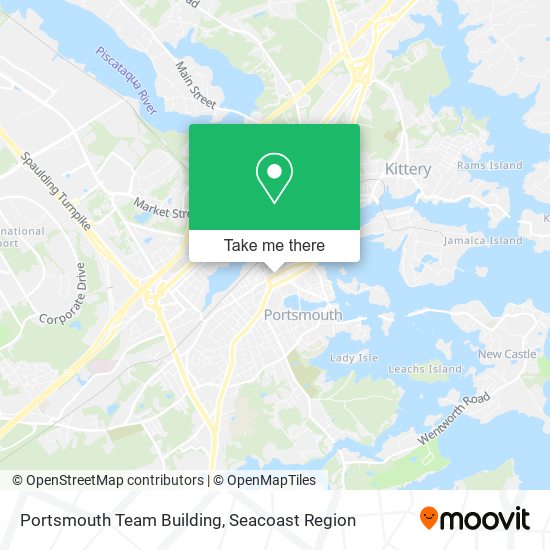 Portsmouth Team Building map