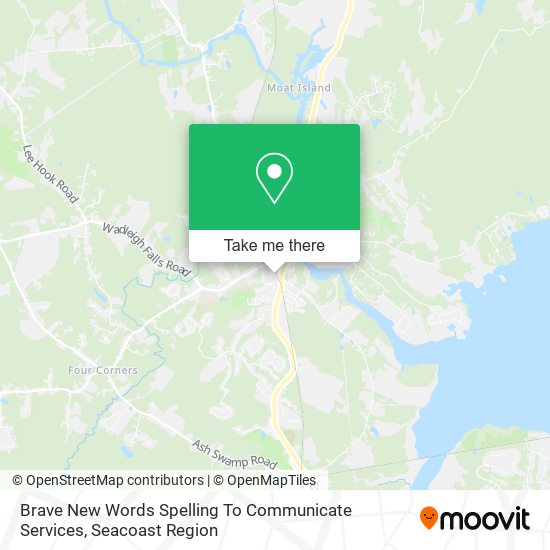Brave New Words Spelling To Communicate Services map