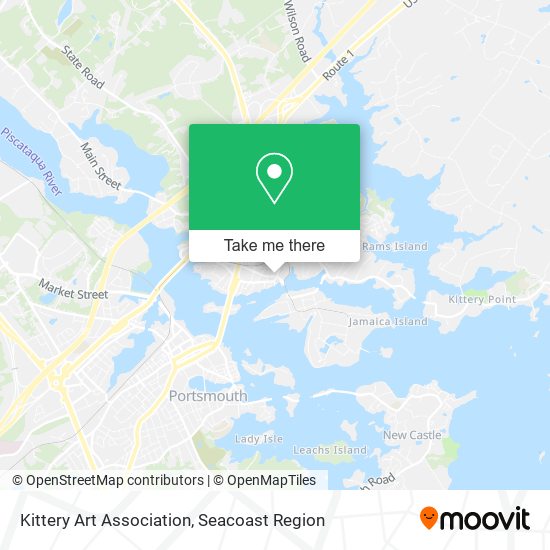 Kittery Art Association map