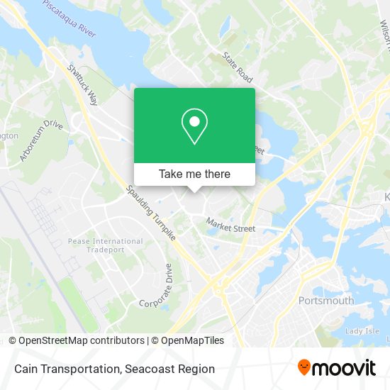 Cain Transportation map