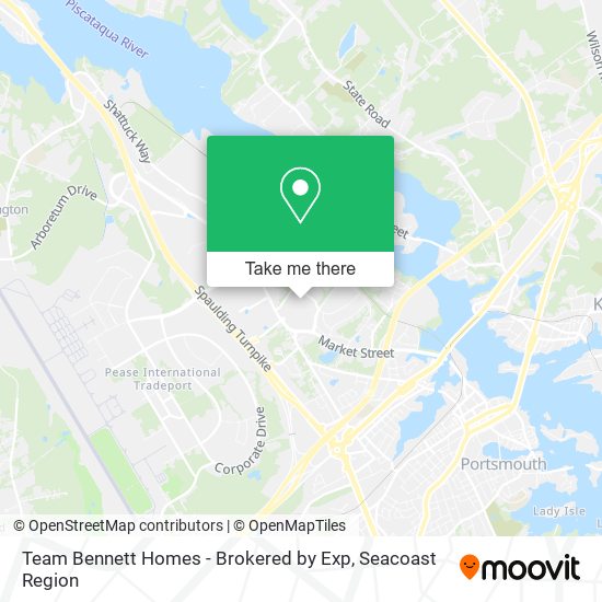 Mapa de Team Bennett Homes - Brokered by Exp