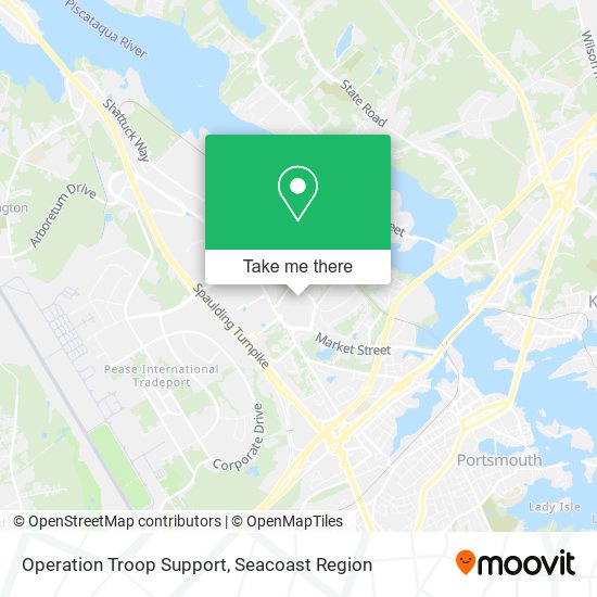 Operation Troop Support map