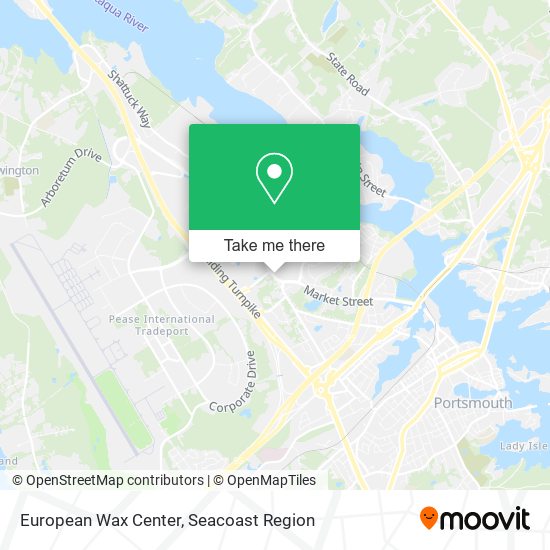 Mapa de European Wax Center