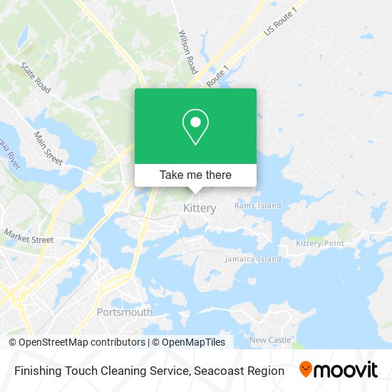 Finishing Touch Cleaning Service map