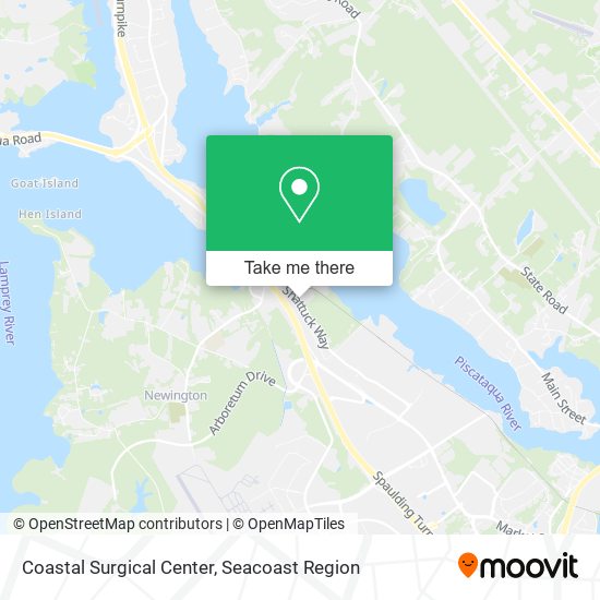 Coastal Surgical Center map