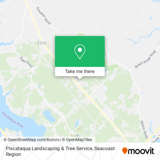 Piscataqua Landscaping & Tree Service map