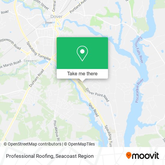 Professional Roofing map