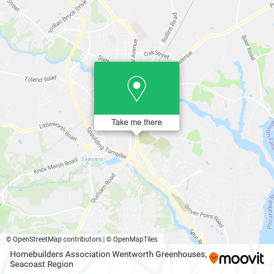 Homebuilders Association Wentworth Greenhouses map