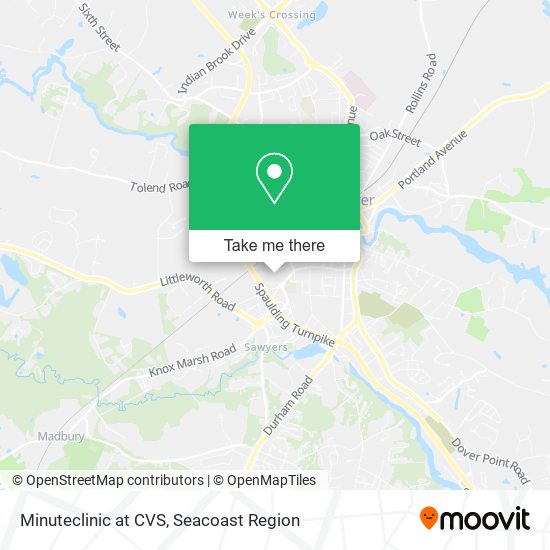 Minuteclinic at CVS map