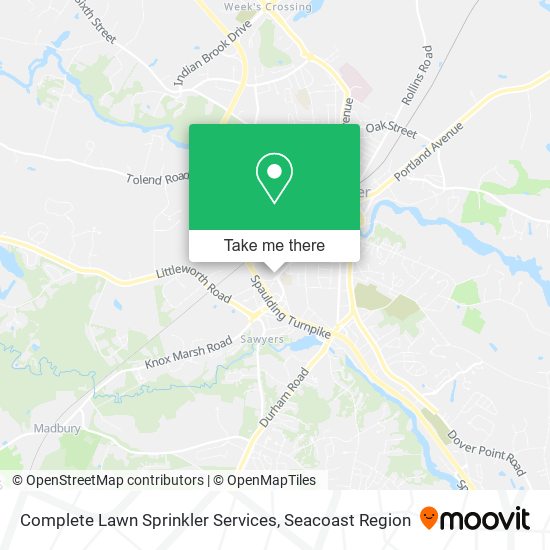 Complete Lawn Sprinkler Services map