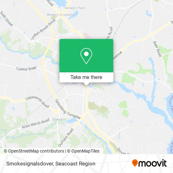 Mapa de Smokesignalsdover