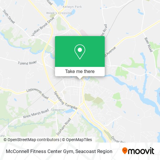 McConnell Fitness Center Gym map