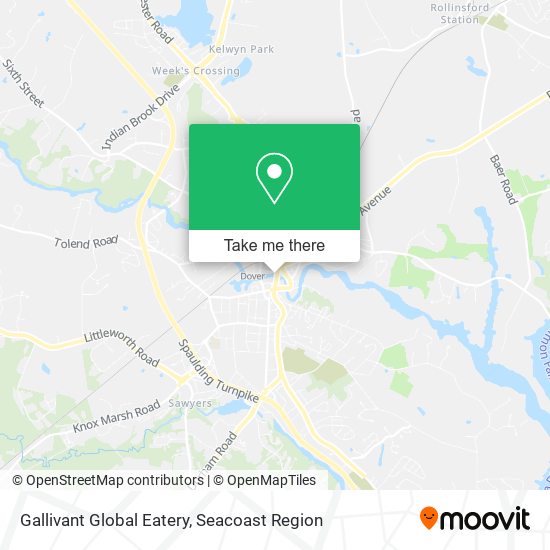 Mapa de Gallivant Global Eatery