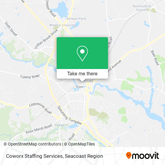 Mapa de Coworx Staffing Services