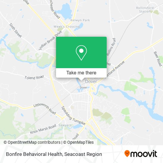 Bonfire Behavioral Health map