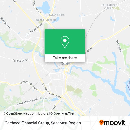 Cocheco Financial Group map