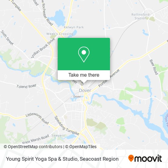 Mapa de Young Spirit Yoga Spa & Studio