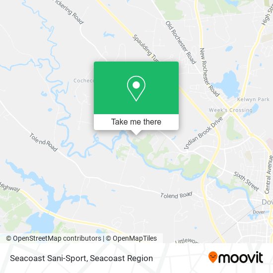 Seacoast Sani-Sport map