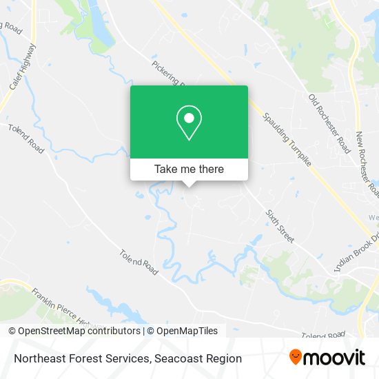 Northeast Forest Services map