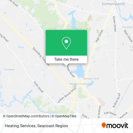 Heating Services map