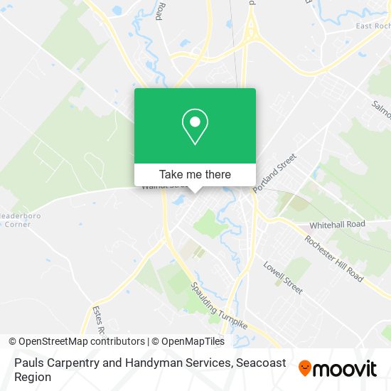 Pauls Carpentry and Handyman Services map