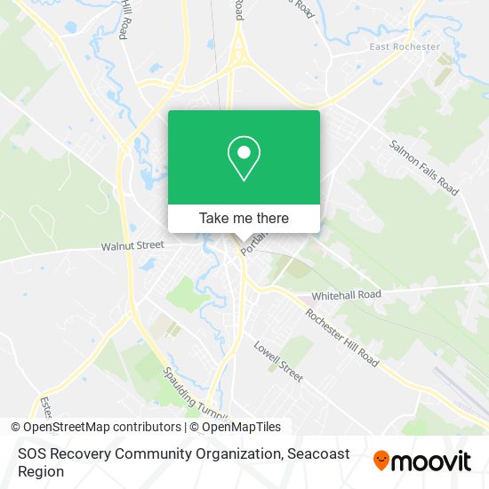 SOS Recovery Community Organization map