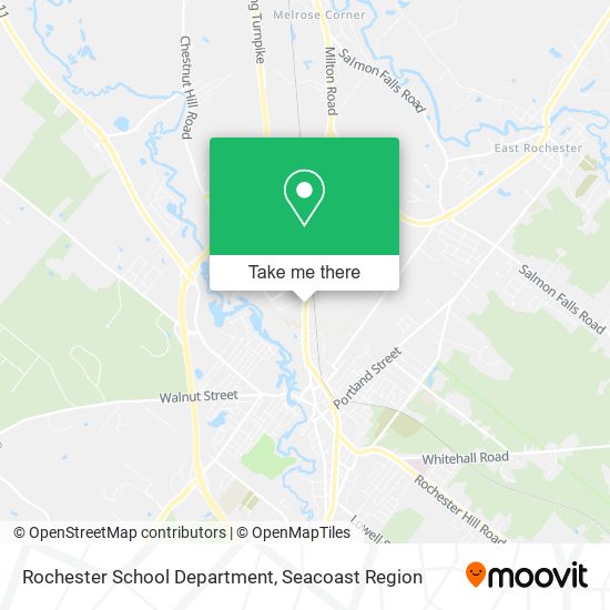 Rochester School Department map