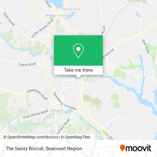 The Sassy Biscuit map