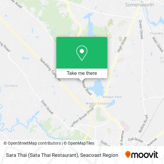 Mapa de Sara Thai (Sata Thai Restaurant)