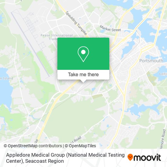 Mapa de Appledore Medical Group (National Medical Testing Center)